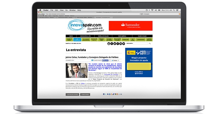 Web de InnovaSpain