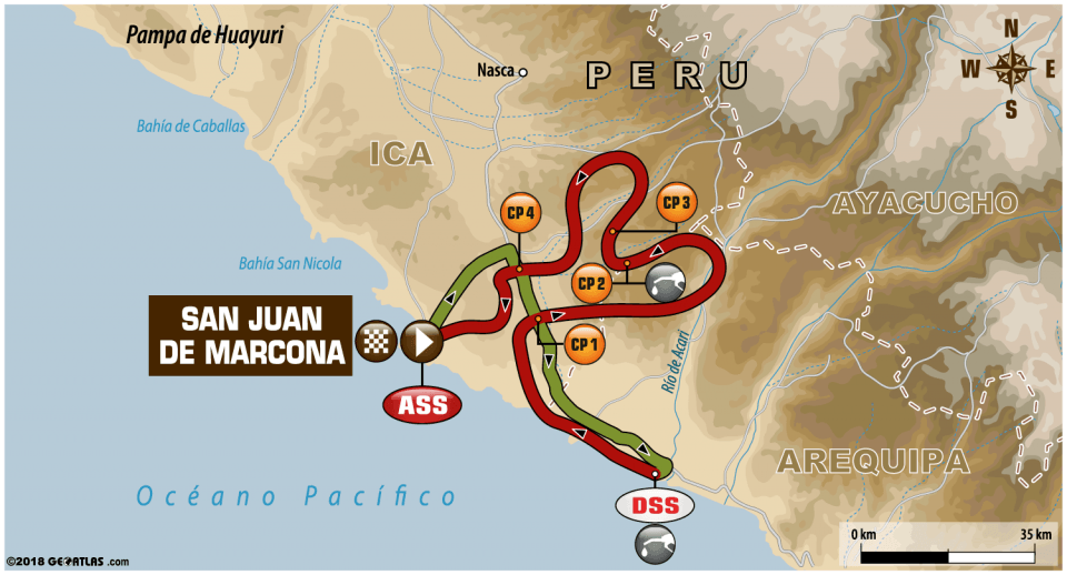 Etapa 4​ ​-​ San Juan de Marcona / San Juan de Marcona