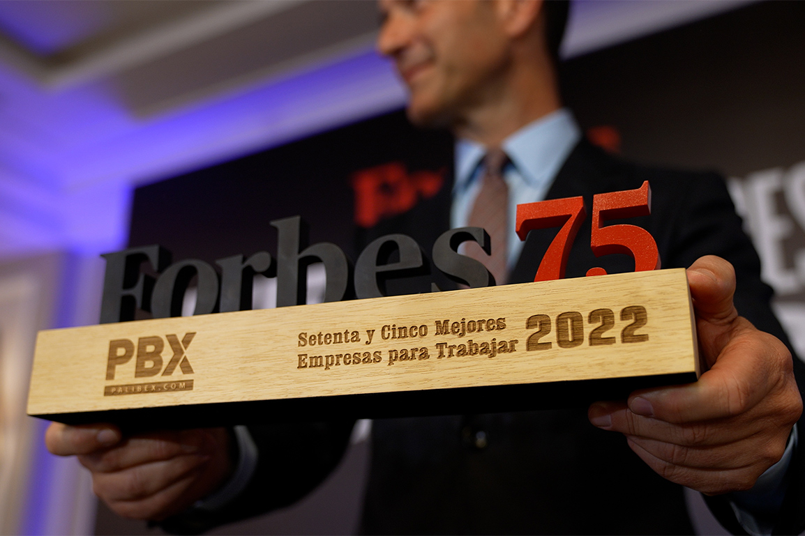 celebraciones X Aniversario - Palibex - premio Forbes