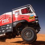 Equipo de asistencia - camion dakar - camion dunas desierto - pbx dakar team - palibex